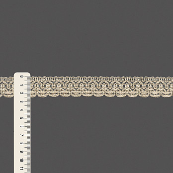 RENDA CROCHÊ FLOR 2,5cm AREIA 30m