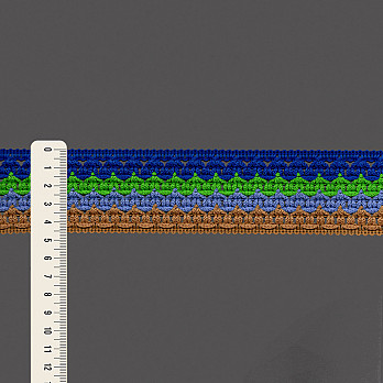 ENTREMEIO CROCHÊ CISSA 4,6cm AZUL ROYAL/VERDE/LILÁS/BEGE 30m