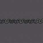 PASSAMANARIA SOLANGE 1,7cm PRETO/CINZA 20m