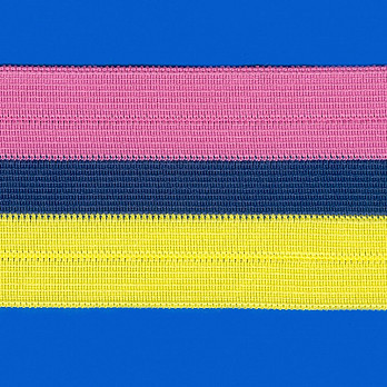 ELÁSTICO JÉSSICA 6,3cm AMARELO/AZUL/ROSA 25m