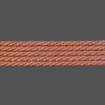 PASSAMANARIA CORDÃO 3,9cm AVELÃ/LARANJA/PÊSSEGO/CRU 1m