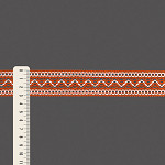 ENTREMEIO BOLINHA ZIG ZAG 3,1cm SALMÃO/SEM BENEFICIAMENTO 3m