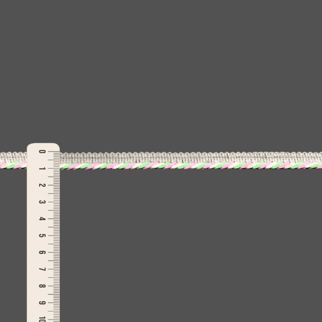 VIVO CORDÃO MÉDIO 1,1cm CHAMPAGNE/ROSA/VERDE PASTEL 20m VIVO CORDÃO MÉDIO 1,1cm CHAMPAGNE/ROSA/VERDE PASTEL 20m