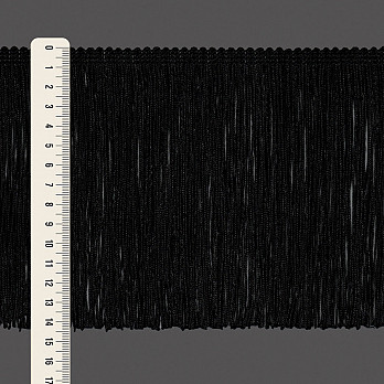 FRANJA LISA 14,5cm PRETO 10m