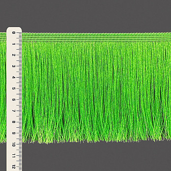FRANJA FINA LISA 9,8cm VERDE NEON 10m