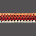 ENTREMEIO CROCHÊ CATIA 6,3cm LARANJA NEON/TANGERINA/VERMELHO/PÊSSEGO 30m