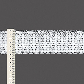 RENDA CROCHÊ FLOR 5,9cm SEM BENEFICIAMENTO 30m