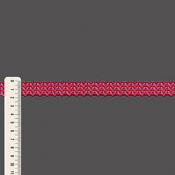 RENDA ZIG ZAG 1,8cm MAGENTA/PRIMAVERA 30m