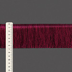 FRANJA FINA LISA 6,8cm MAGENTA/MARROM 10m