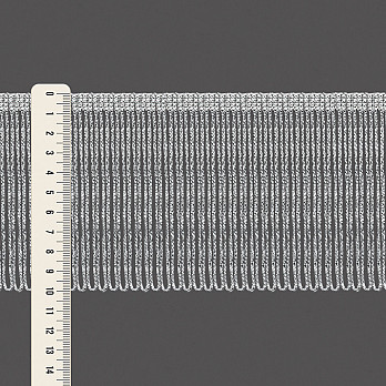 FRANJA LISA 10cm SEM BENEFICIAMENTO/PRATA 10m