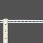 ELÁSTICO PALITO ZIG ZAG 1,3cm SEM BENEFICIAMENTO 25m