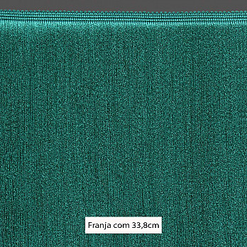 FRANJA ESPESSA LISA 33,8cm VERDE 10m