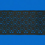 RENDA MILANÊ 8,2cm PRETO 20m