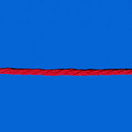 CORDÃO MÉDIO POLIÉSTER BRILHANTE 6mm VERMELHO 30m