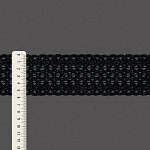 ENTREMEIO CROCHÊ CLARA 5,7cm PRETO 30m