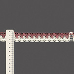 RENDA CROCHÊ FLOR 2,6cm ROSÉ VELHO/CHAMPAGNE 30m