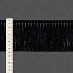 FRANJA LISA 8,8cm PRETO 10m