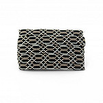 PASSAMANARIA ÉTNICA 2,3cm PRETO/CHAMPAGNE/CAMURÇA CLARO 20m