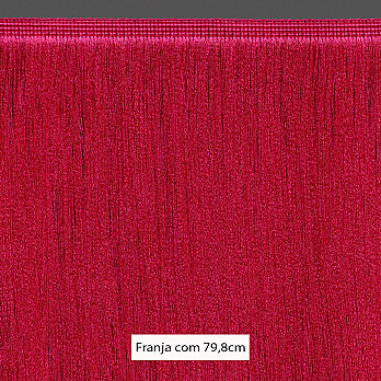 FRANJA MÉDIA LISA 79,8cm MAGENTA 10m