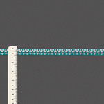 RENDA BICO ONDULADO 1,5cm SEM BENEFICIAMENTO/VERDE MEDITERRÂNEO 30m