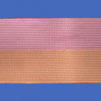 ELÁSTICO LISTRADO CUBO 6cm ROSA PASTEL/PÊSSEGO 25m