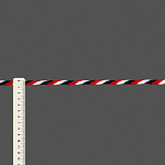 CORDÃO MÉDIO 7mm BRANCO/VERMELHO/AZUL ESCURO 30m