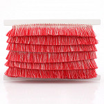 FRANJA LISA MOANA 2,5cm CRU/VERMELHO MAÇÃ 10m