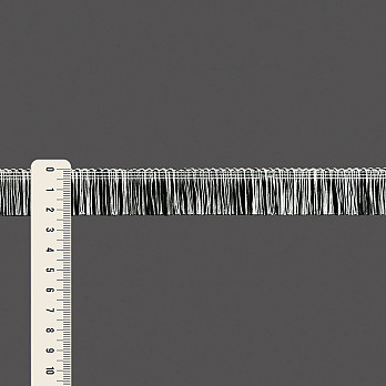 FRANJA LISA MOANA 2,3cm CHAMPAGNE/PRETO 10m
