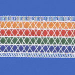 ENTREMEIO CETIM 4,5cm MULTICOR 30m