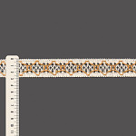 ENTREMEIO X JUSTINE 2,8cm CRU/MOSTARDA 30m