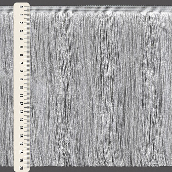 FRANJA FINA LISA 19,8cm BRANCO/CHAMPAGNE 10m