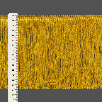 FRANJA FINA LISA 14,8cm AMARELO 10m