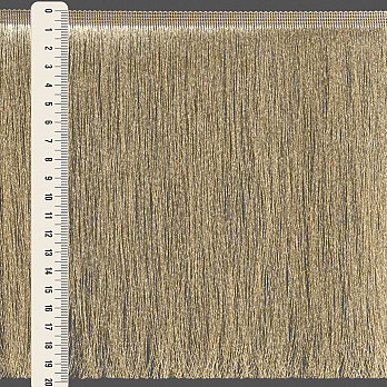 FRANJA FINA LISA 19,8cm BEGE 10m