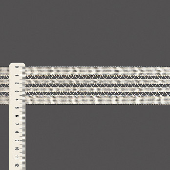 ENTREMEIO PALITO ZIGZAG 4,6cm CRU 30m