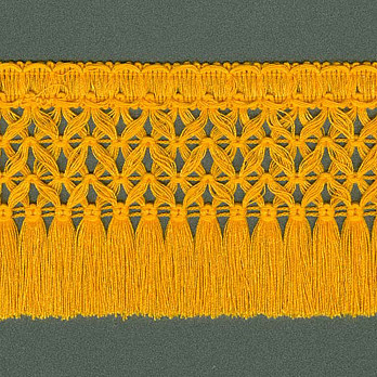 FRANJA MACRAME 7,3cm AMARELO