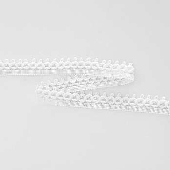 RENDA BOLINHA BICO POPPY 1,9cm BRANCO 30m