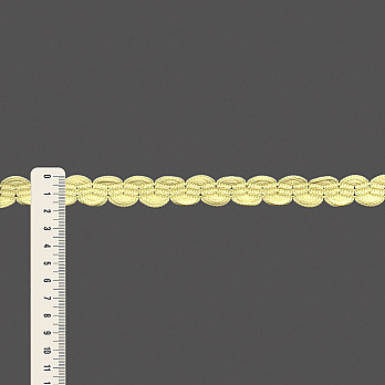 PASSAMANARIA SIANINHA ZIG ZAG 1,7cm AMARELO CLARO 10m