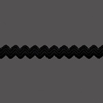 ELÁSTICO SIANINHA TRABALHADA 2,8cm PRETO 20m