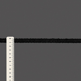PASSAMANARIA ESPIGA 1,1cm PRETO 20m