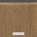FRANJA FINA LISA 49,8cm BEGE 10m