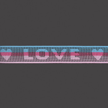 ENTREMEIO LOVE 3,4cm AZUL/PINK/ROSA