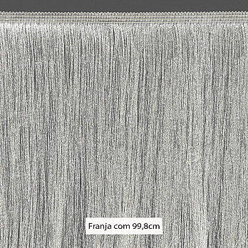 FRANJA FINA LISA 99,8cm CHAMPAGNE 10m
