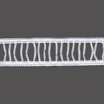 PONTO PALITO CHATO 5,7cm BRANCO 30m
