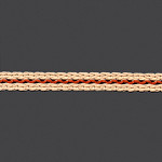 PASSAMANARIA TRANÇADA 2,6cm PÊSSEGO/LARANJA/CAFÉ 20m