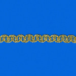 PASSAMANARIA CARNAVAL 7mm OURO 20m