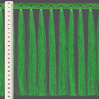 FRANJA PINGENTE 21,7cm VERDE 10m
