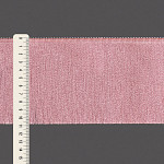 FRANJA ESPESSA LISA 10,8cm ROSA BEBE 10m