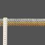 RENDA CROCHÊ BICO 3,6cm CRU/AMARELO MÉDIO/MOSTARDA 50m
