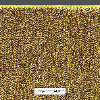 FRANJA LISA 24,8cm OURO 10m