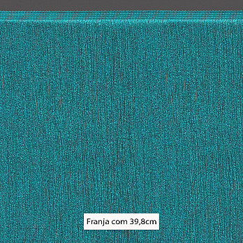FRANJA FINA LISA 39,8cm AZUL TIFFANY ESCURO 10m
